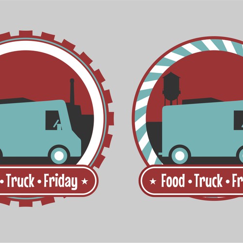 ONE OF THREE CONTESTS!!! FOOD TRUCK FRIDAY LOGO FOR MONROE COTTON MILLS Design by Noel Nicolas