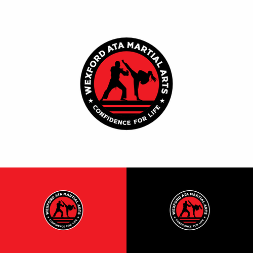 Designs Wexford ATA Martial Arts "Confidence for Life" Logo