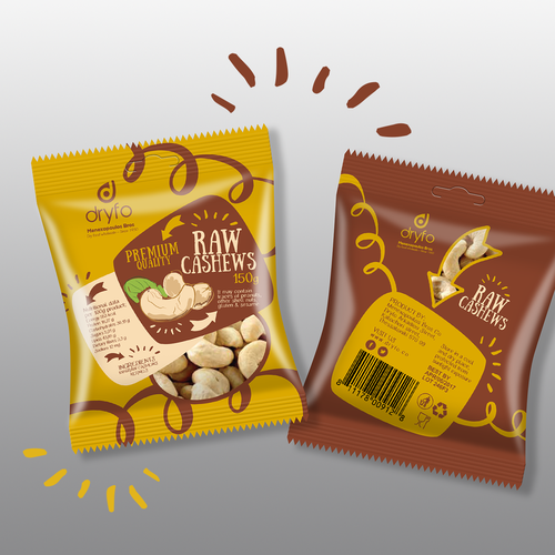 Packaging for nuts - Pillow bag type | Product packaging contest