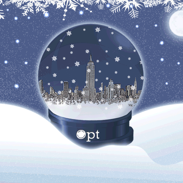 Happy Holiday Snow Globe