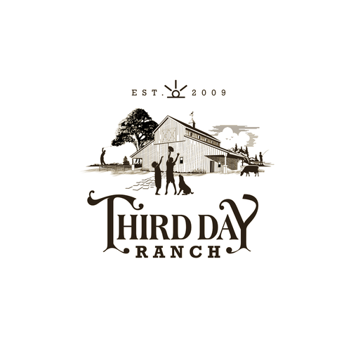 Design Capture essence of Texas ranch experience in new Third Day Ranch logo di Epiphanie