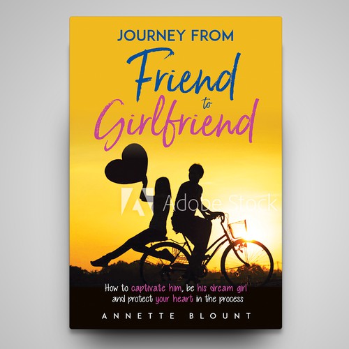 Design a book cover that is fun and playful to help single women experience love beyond friendship Design by libzyyy