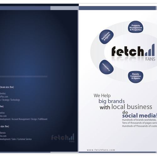 Create the next brochure design for social media SaaS brochure Diseño de dibosh