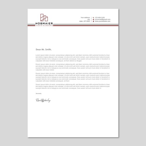 Papelería propuesta en el concurso por LAXMI DESIGNHUB