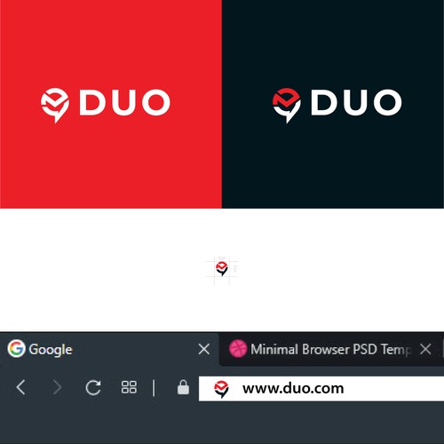 Duo | New Email+SMS service provider Design by Zoxy_bg