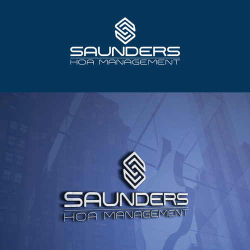 Modern Clean Logo for High Tech Real Estate Management Firm. Design by memindlogo