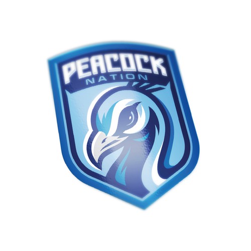 Basketball Logo for Peacock Nation - Your Winning Logo Featured on Major Sports Network Design by SangguhDesign