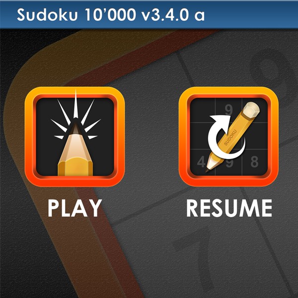 Android Sudoku app: create a new start screen
