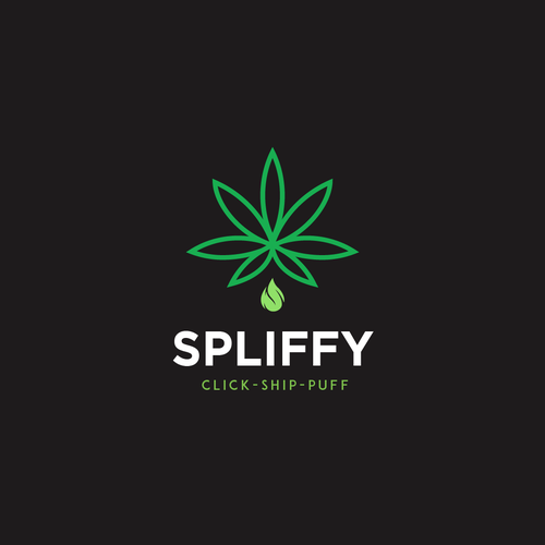 Cannabis Delivery Service in Los Angeles (Spliffy) Design réalisé par rulasic