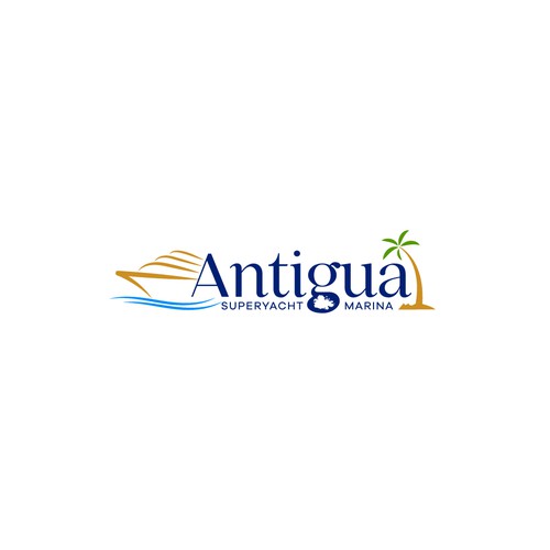 Logo for Antigua Superyacht Marina Design by FoxCody