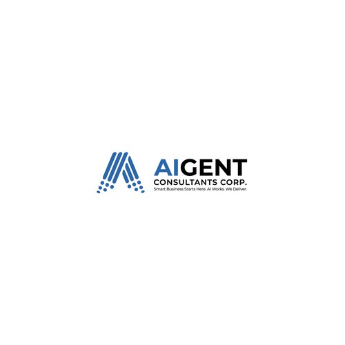 AI Agent Company: Appealing to small to medium sized businesses. Design by oakbrand™