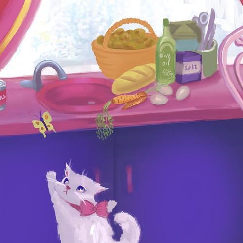 "Princess Soup" children's book cover design Design por filvalery