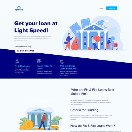 Web page design contest entry by iSaqlain