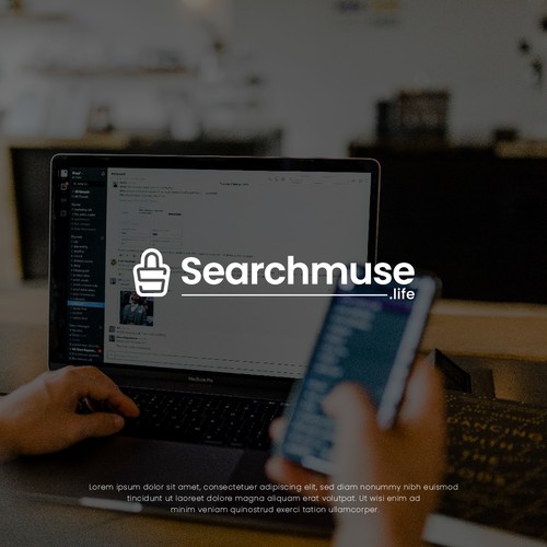 Website logo for search site that helps you care for yourself and live a better life! Design by ekaligraphy