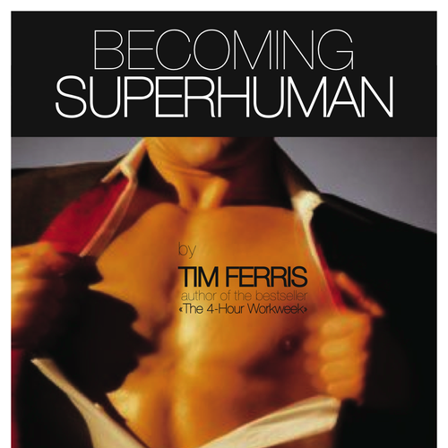 "Becoming Superhuman" Book Cover Diseño de ilix