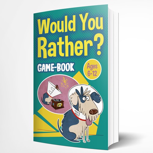 Fun design for kids Would You Rather Game book Ontwerp door AstroSheep Art