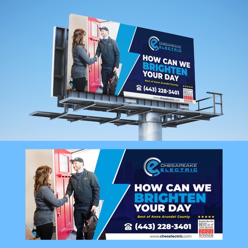 Chesapeake Electric Billboard Design by #hjp