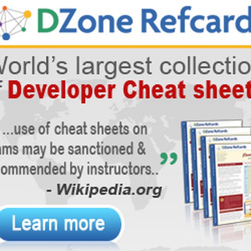 Banner Designs for Popular PDF Cheat Sheets Ontwerp door busiboy
