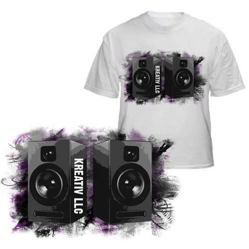 dj inspired t shirt design urban,edgy,music inspired, grunge デザイン by hollis0204