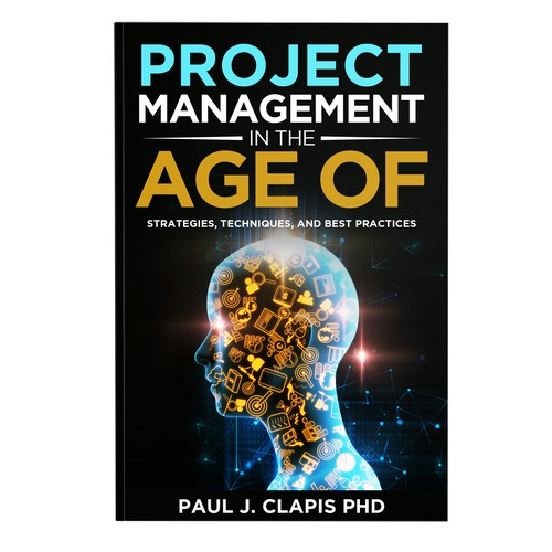 Simple, professional cover for a business book about Artificial Intelligence Design by anisha umělec