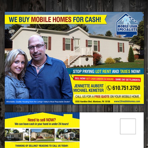 Mobile Loan Specialists needs a new postcard, flyer or print Design by charlim888