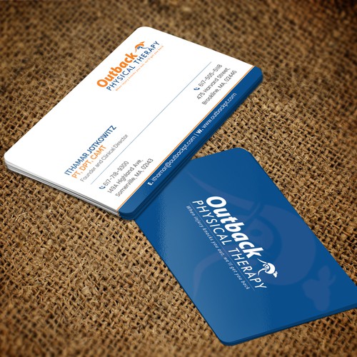 Business card for 2 clinic physical therapy office Design by ™SF_Design™