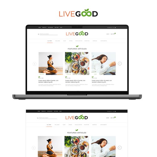 Web page design contest entry by Shivom