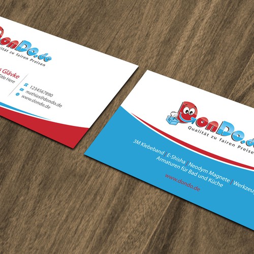 Business card contest entry by Dezero
