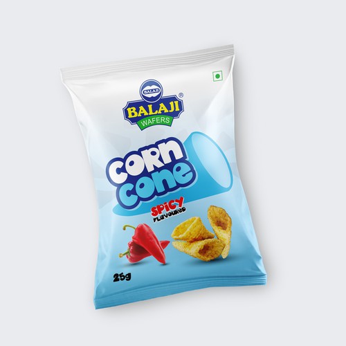 Amazing Pack design for our newly corn snacks Design by TUNSAY