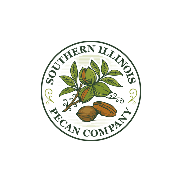 Hand-drawing Pecan Farm Logo