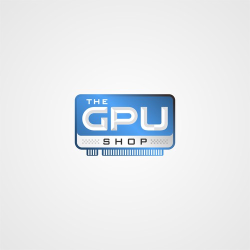 Create a futuristic logo for "The GPU Shop" Design by Firsada