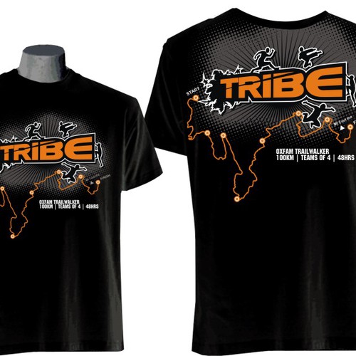 Tribe Team t-shirt design needed for the Oxfam Trailwalker - 100km | Teams of 4 | 48hrs! Design von bonestudio™