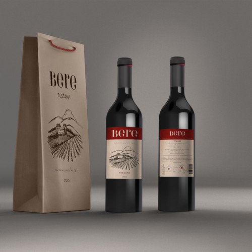 Design di Design the new wine label for Bere Toscana! di Wargha