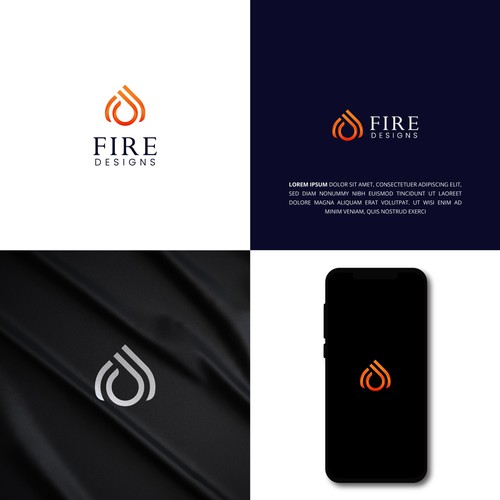 Fire Designs logo extravaganza!! Design by exson