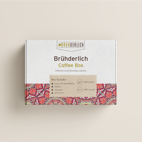 Packaging design for a premium coffee gift box Design by Ganesh Anvekar
