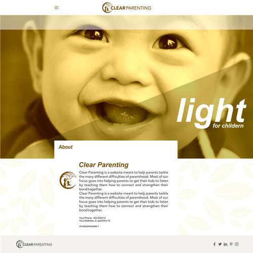 Clear Parenting Logo & Brand Guide To Appeal To Mothers Design by samsoel