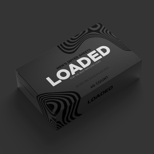 Men's Dryer Sheet Box Design Contest Design by AnriDesign