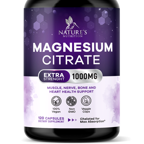 Premium Magnesium Citrate Design needed for Nature's Nutrition Design by TUNSAY