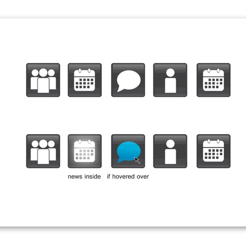 Create the next icon or button design for Undisclosed Diseño de Kelvin.J