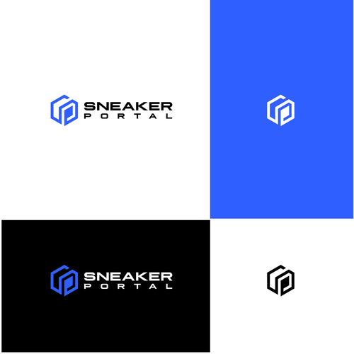 sneaker resale store workflow automation software - modern tech logo design Design by coi
