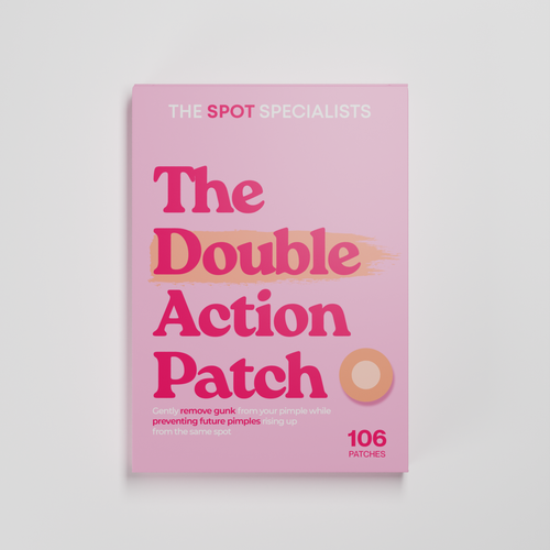 Pimple Patch PACKAGING to appeal to FEMALE BEAUTY user Design by Tamara.D
