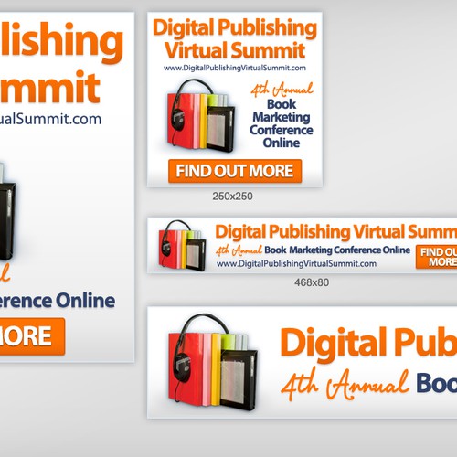 Create the next banner ad for Digital Publishing Virtual Summit Diseño de Richard Owen