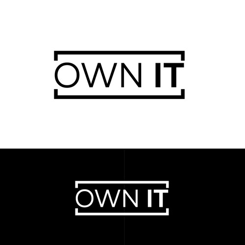 Edgy logo design for OWN IT Design by *Auden.Design*