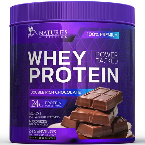 R O S H I NさんのTasty Whey Protein Chocolate Design Needed for Nature's Nutritionデザイン