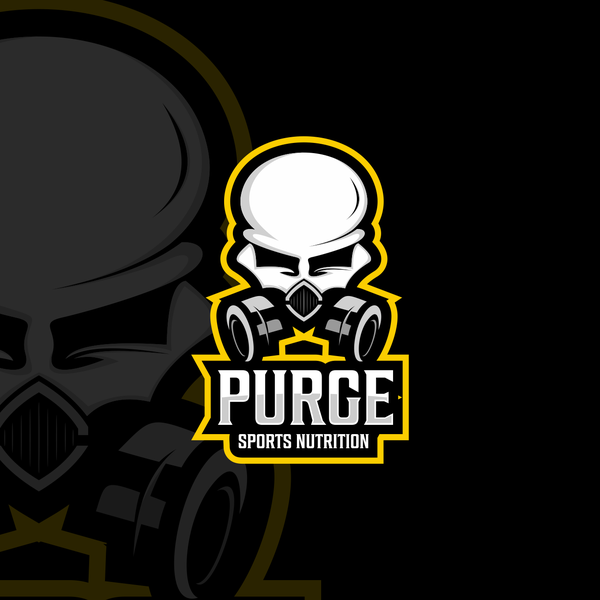 Design by Malayeka titled "Purge Sports Nutrition"