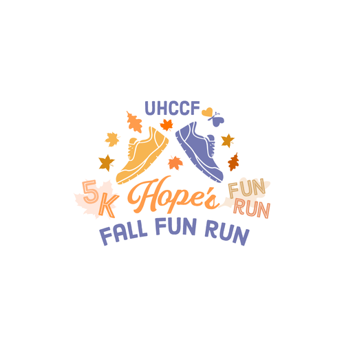 Fun logo for a Fall Themed 5K Run hosted by a charity Réalisé par nuke.art