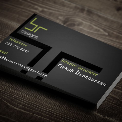 ORDER interior design business cards