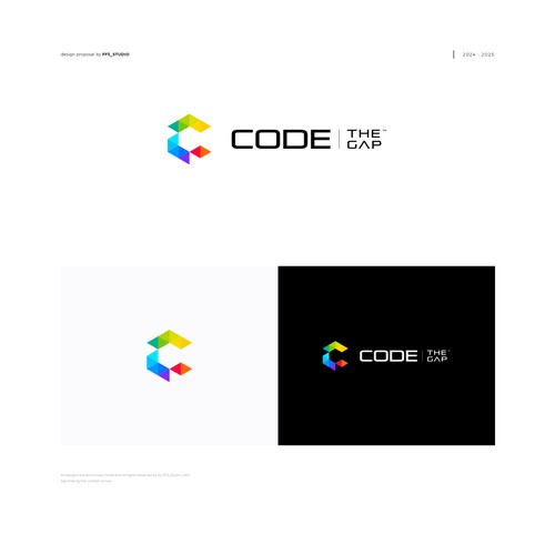 tech-inspired logo for software agency Design by FF3 ˢᵗᵘᵈⁱᵒ