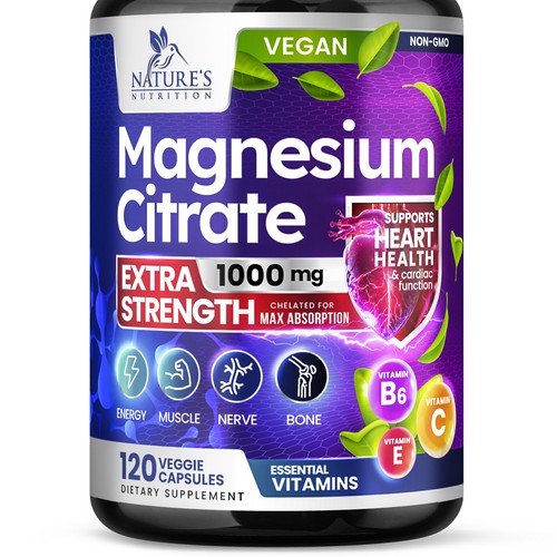 Premium Magnesium Citrate Design needed for Nature's Nutrition Design by Davi Giolo ★