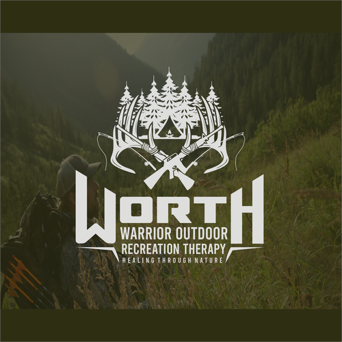 コンペ「Warrior Outdoor Recreation Therapy - WORTH Logo Design Contest」のデザイン by Elesenseさん 